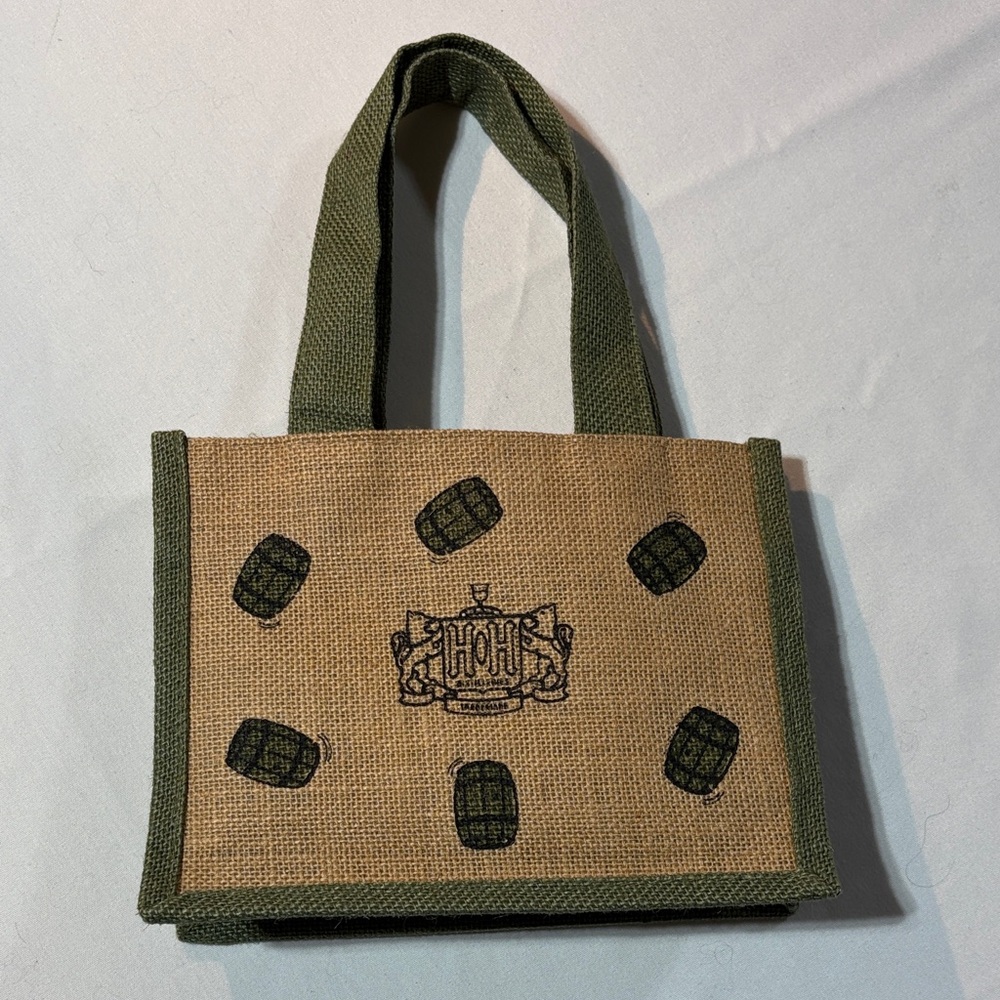 Heaven Hill Distillery Burlap Bag Monogram 6 Whiskey Barrels Bardstown Kentucky